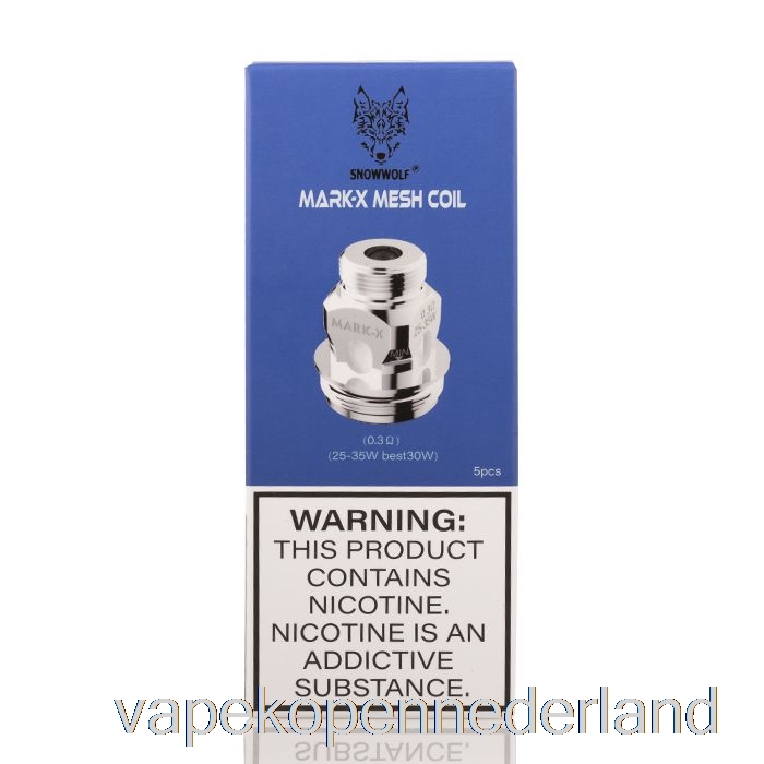 Elektronische Sigaret Vape Snowwolf Mark-x Vervangende Spoelen 0.3ohm Spoelen